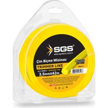 Sgs Çim Biçme Tırpan Misinası - Altıgen - 3.5 Mm. - 42 Mt.