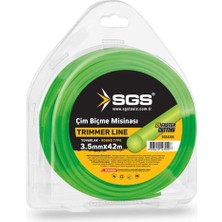Sgs Çim Biçme Tırpan Misinası - Yuvarlak - 3.5 Mm. - 42 Mt.