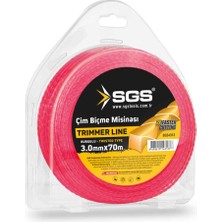Sgs Çim Biçme Tırpan Misinası - Burgulu - 3.0 Mm. - 70 Mt.