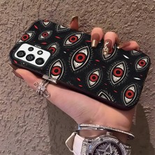 HONTINGA Samsung Galaxy A73 ile Uyumlu Kılıfı Silikon Kenar Sert Arka Anti Düşme Telefon Kılıfı Sanat Desenli K1-0701