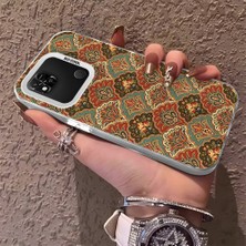 HONTINGA Xiaomi Redmi 10A ile Uyumlu Kılıfı Silikon Kenar Sert Arka Anti Düşme Telefon Kılıfı Sanat Desenli K1-0701