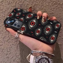 HONTINGA Xiaomi Mi 12T Pro ile Uyumlu Kılıfı Silikon Kenar Sert Arka Anti Düşme Telefon Kılıfı Sanat Desenli K1-0701