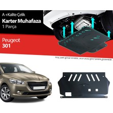 Özgürce Çelik Karter Muhafaza Peugeot 301 2012-2020, Dayanıklı Koruma Parçası