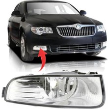 Özgürce Beyaz Sağ Sis Farı 2008-2013, Skoda Süperb Için Uygun ve Şık Seçenektir