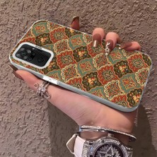 HONTINGA Xiaomi Redmi Note 10 Pro ile Uyumlu Kılıfı Silikon Kenar Sert Arka Anti Düşme Telefon Kılıfı Sanat Desenli K1-0701