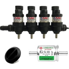 Özgürce Gold Otogaz Enjektör 4 Silindir 1.8 Ohm, Yüksek Performans ve Dayanıklılık