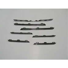Özgürce Renault Megane 4 Sd/hb 16/20 Ön Panjur Üst Çıtası Nikelajlı Set (7 Parça)
