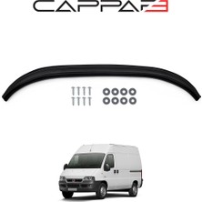 Özgürce Akrilik Ön Tampon Lip Eki, Piano Black, Fiat Ducato 1994-2006