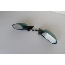 Özgürce Turkuaz Renkli Dış Dikiz Aynası Takımı, Sağ ve Sol, Tofaş Slx Doğan Kartal Şahin