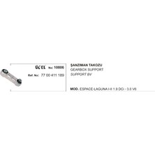 Üçel ŞANZUMAN TAKOZU 10806 LAGUNA-I-II 7700411189