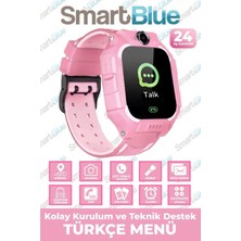 UltraNova Pembe Sim Kartlı Konum Takipli Çocuk Akıllı Saati, Güvenle Izlemeniz Için