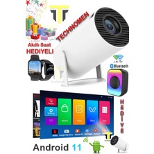 Normadia Yüksek Çözünürlüklü Taşınabilir Sinema Projektörü, Bluetooth ve Wi-Fi ile Kolay Kullanım