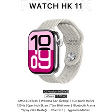 Normadia Amoled Ekranlı Akıllı Saat, iPhone ve Android Uyumlu, Çok Fonksiyonlu