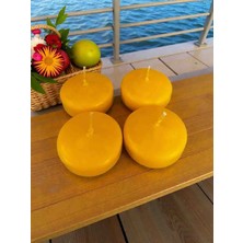 İV BLUE PURPLE Iv Blue Purple 6 Adet Turuncu Citronella ve Lavanta Karışımı Sineksavar Suda Yüzen Mum