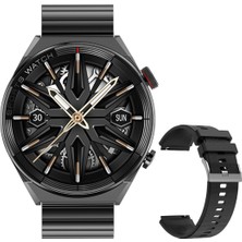 Normadia Titanyum Kasa ve Kordonlu Akıllı Saat, Konuşma Özellikli, Şık Tasarım