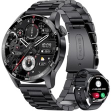 Normadia Şık Spor Akıllı Saat 46MM Amoled Yuvarlak Kasa 1.52 Inç Erkek Uyumlu