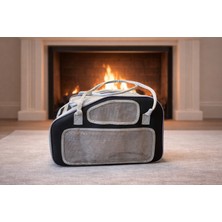 ZeniCat Fileli Nefes Alabilir ve Kullanışlı Kedi Taşıma Çantası – Siyah