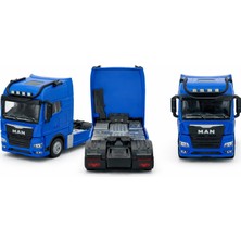 Famex Butik ve Aksesuar Işıklı Sesli Çek Bırak Metal Maket Tır – Mavi Çekici Model Oyuncak Tır