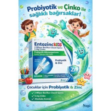 Entozinc Kids Ahududu Aromalı 10 Flakon Sıvı Probiyotik