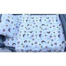 Jasmin Lüks Bebek Nevresim Takımı - Bej Ay