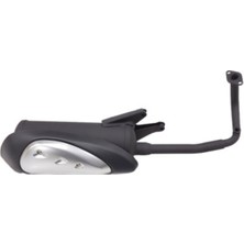 Özgürce Çocuklar Için Siyah Egsoz Scooter Wing 50, Güvenli ve Eğlenceli Kullanım