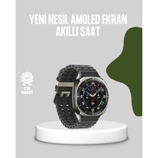Normadia Geniş Ekranlı Kablosuz Şarjlı Çok Fonksiyonlu Akıllı Saat