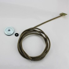 Özgürce Mercedes 190 W201 W124 Sunroof Teli ve Motor Dişlisi Seti 2'li