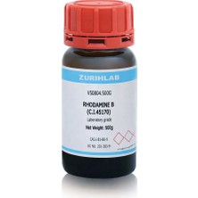 Zürih Ticaret ZURIHLAB Rodamin B 500 Gr. - Rhodamine B C.I. Basic Violet 10 - (Cas No: 81-88-9)
