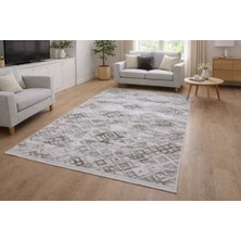 Merinos Halı Merinos Vista 36892-098 Özel Kesme Halı Gri-Antrasit