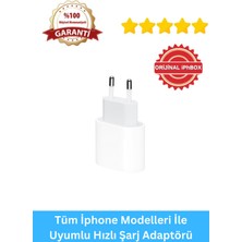 Iphone Tüm Seriler 20W Type - C Uyumlu Hızlı Şarj Aleti Adaptör 6 7 8 x 11 12 13 14 Pro Max Şarz