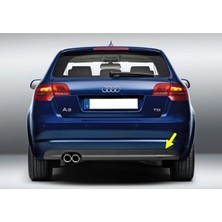 Özgürce Arka Tampon Çeki Demiri Kapağı, 2009-2012 Audi A3 Sportback, 8P0807441C