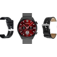 Normadia Tam Ekran Akıllı Saat 44MM Gps Nfc Ios Android Uyumlu, 1.45" Kordonlı