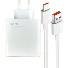 Xiaomi Uyumlu 120W Hızlı Type-C 5A Kablo Şarj Aleti