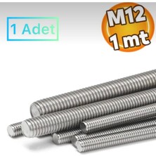 Bema Tools M12X1000 mm Saplama Galvanizli Gijon Rot Tij 12 mm