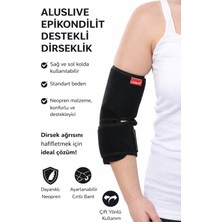 Aluslive Epikondilit Destekli Dirseklik Sağ ve Sol Kullanılabilir Standart Beden