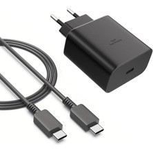 Galaxy Tab A9 UYUMLU45W Usb-C Süper Hızlı Şarj Aleti Type-C Kablolu Güçlü Hızlı Şarj Aleti