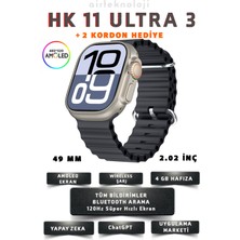 Normadia Ultra 3 Amoled Akıllı Saat, iPhone ve Android ile Tam Uyumlu