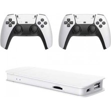 Marsilyan 2.4 Ghz Oyun Konsolu Çift Konsol 4K Ultra Hd Game Stick