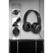 Marsilyan Kulak Üstü Tf Kart ve Aux Destekli Ergonomik Bluetooth Kulaklık