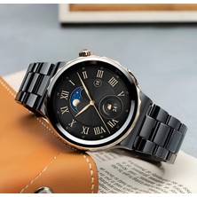 Normadia Yüksek Çözünürlüklü Amoled Ekranlı Gt3 Premium Akıllı Saat ve 2 Kordon