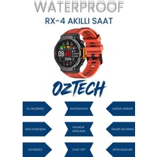 Normadia Su Geçirmez Akıllı Saat, iPhone ve Android Uyumlu, Çok Fonksiyonlu Saat