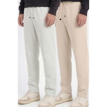 Veleno Erkek 2'li Avantajlı Paket Baggy Bol Paça Bel Lastikli Pike Pantolon