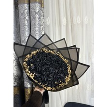Satence Store 19'lu Solmayan Siyah Gül Buketi