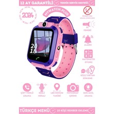 Normadia Çocuklar Için Güvenli Akıllı Takip Saati, Kameralı ve Sim Kartlı Pembe