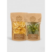 Zerbap 2'li Kurutulmuş Meyve Seti - Portakal ve Kivi Kurusu 2X100G - Şeker Ilavesiz Doğal