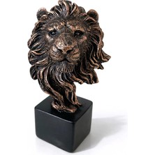 14X9 cm Polyester Aslan Büstü