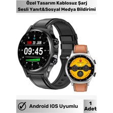 Normadia Xiaomi Uyumlu Amoled Akıllı Saat Çağrı ve Sosyal Medya Bildirimleri