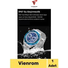 Normadia Hd Oval Ekran Akıllı Saat, Spor ve Sağlık Takibi, Ios ve Android Uyumlu
