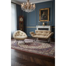 AVYNA Imperıa™ Signature Living Set Premium Tekli Koltuk Berjer + Yataklı Ikili Koltuk Takımı