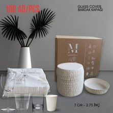 Asb Ambalaj Bardak Kapağı Kağıt, Bardak Kapağı Karton, Bardak Kapağı Cam 70 mm 100 Adet